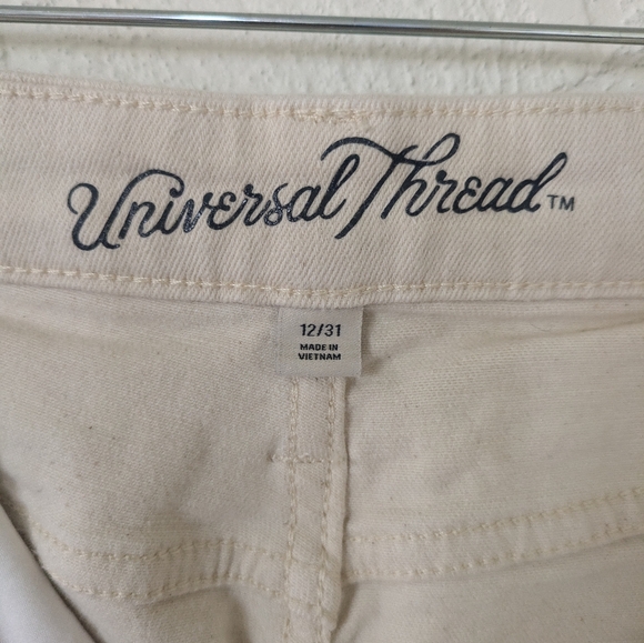 Universal Thread wide leg white jeans - Picture 3 of 4